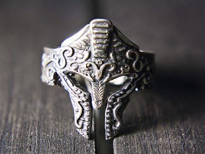 Кольцо мужское Викинг из серебра 925 пробы