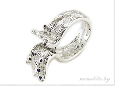 Серебряное кольцо женское дизайнерское