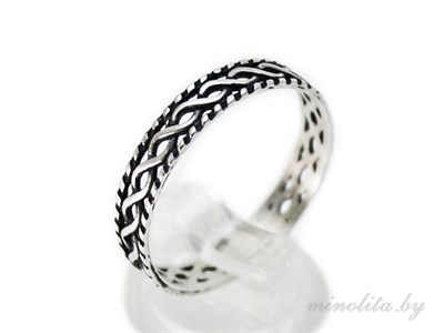 Серебряное кольцо простое узкое