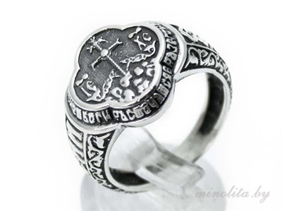 Серебряное кольцо печатка